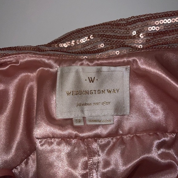 Weddington Way Pink Bridesmaid Dress - Picture 3 of 3